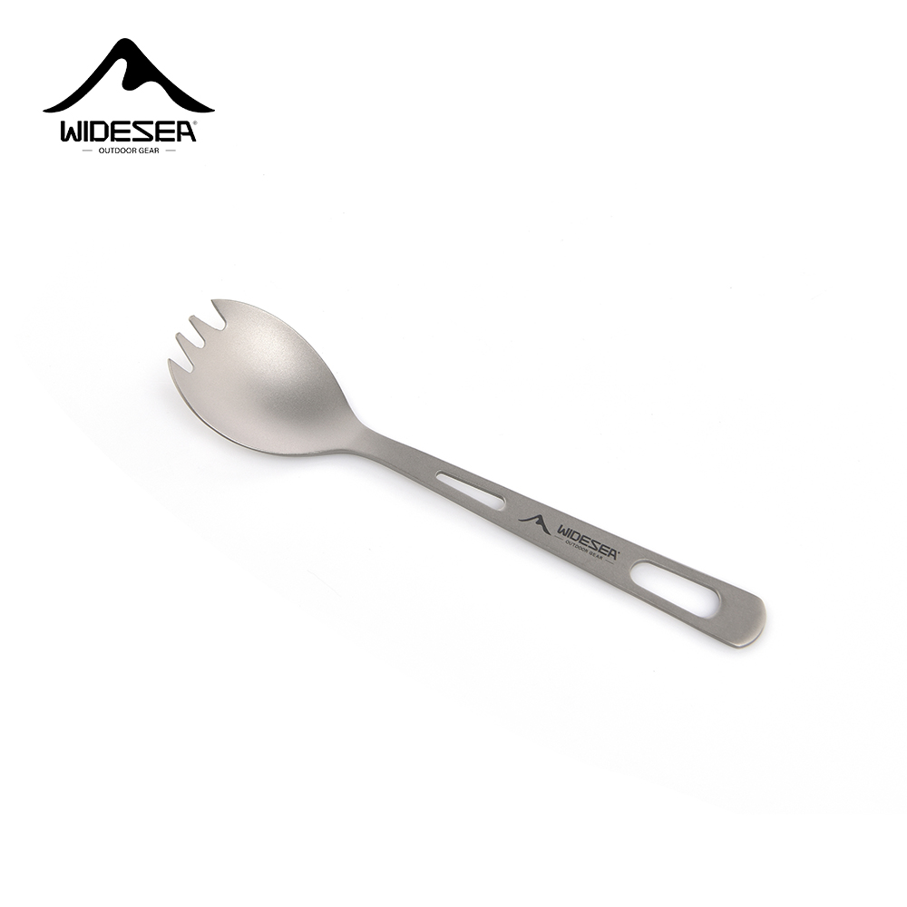 Outdoor Camping Kitchen Table - Widesea Camping Cooking Set Spork Titanium