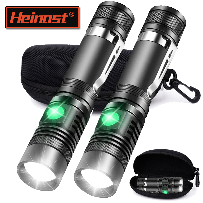 Outdoor Camping Adventure - Rechargeable T6 Handheld Flashlight Use 18650