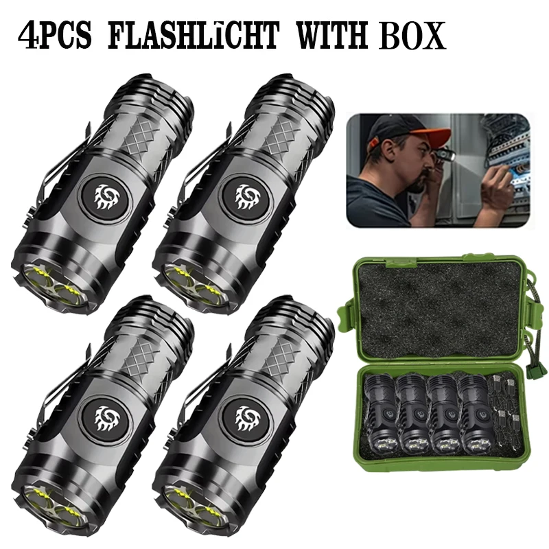 Outdoor Camping Adventure - Powerful Super Bright Handheld Flashlight USB