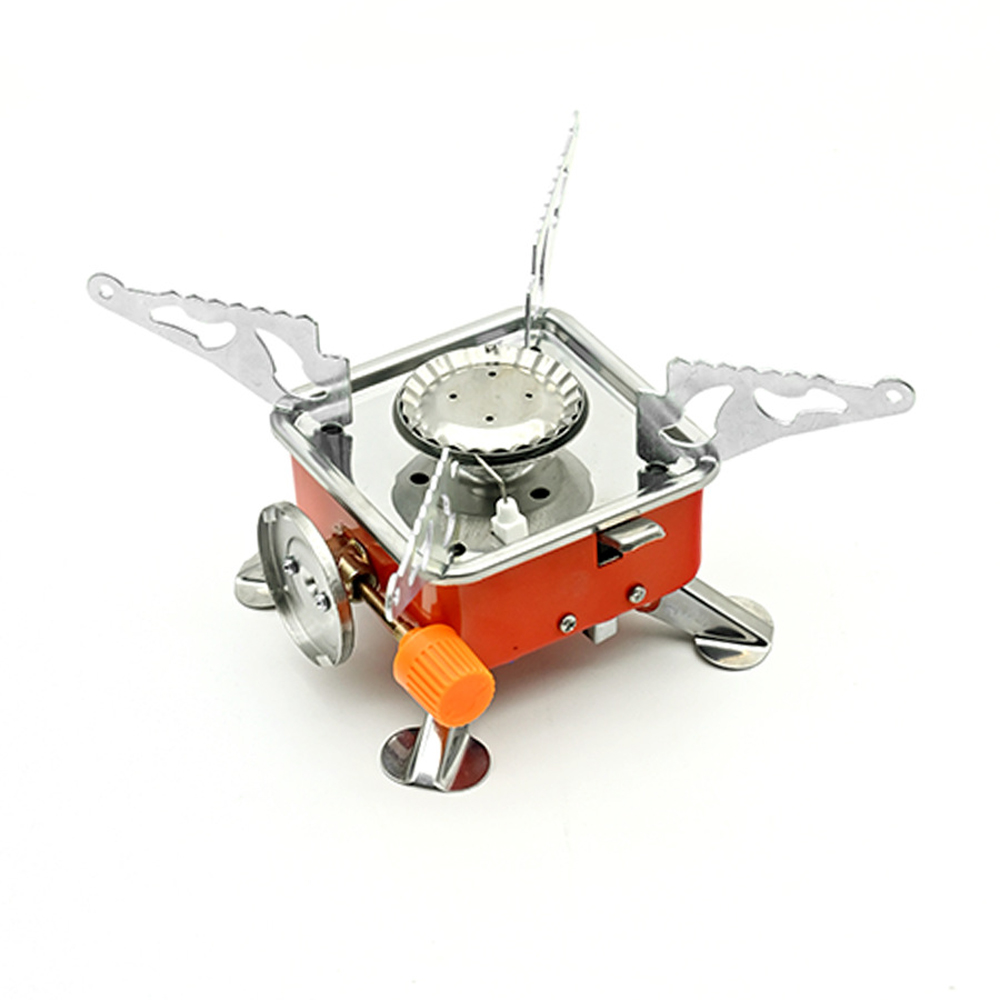 Outdoor Gas Camping Oven - Portable Burner Camping Foldable Windproof Outdoor