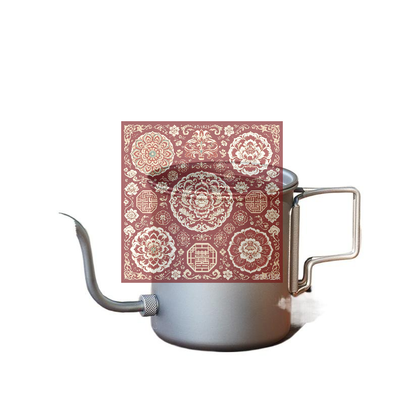 Outdoor Camping Kettle - Pure Titanium Gooseneck Pour Over Coffee