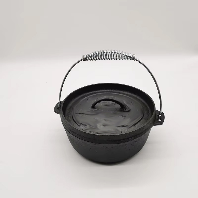 Outdoor Gas Camping Oven - 2QT Cast Iron Camp Dutch Oven