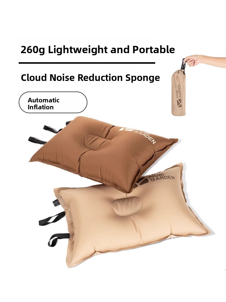 Outdoor Camping Gear Brands - Portable Inflatable Camping Travel Pillow Leisure