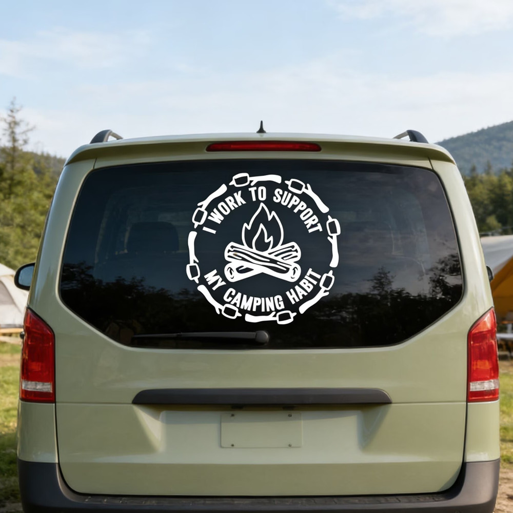 Funny Camping Quote Car Sticke - đánh giá và giá Outdoor Camping Quotes