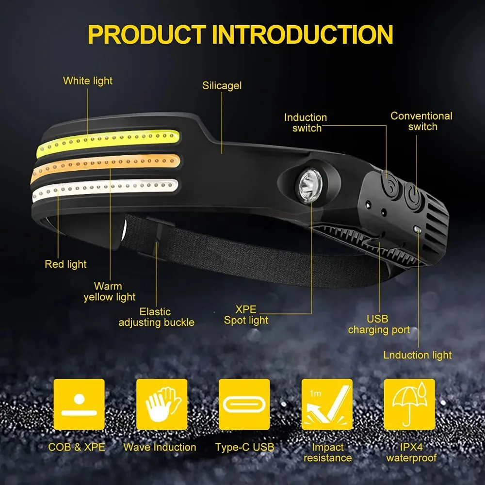 Rechargeable COB LED Induction - đánh giá và giá Outdoor Camping Adventure