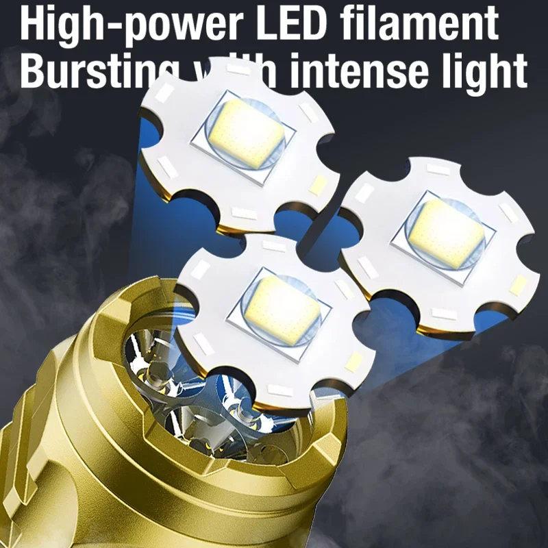 High Strong Power LED Flashlig - đánh giá và giá Battery Outdoor Camping