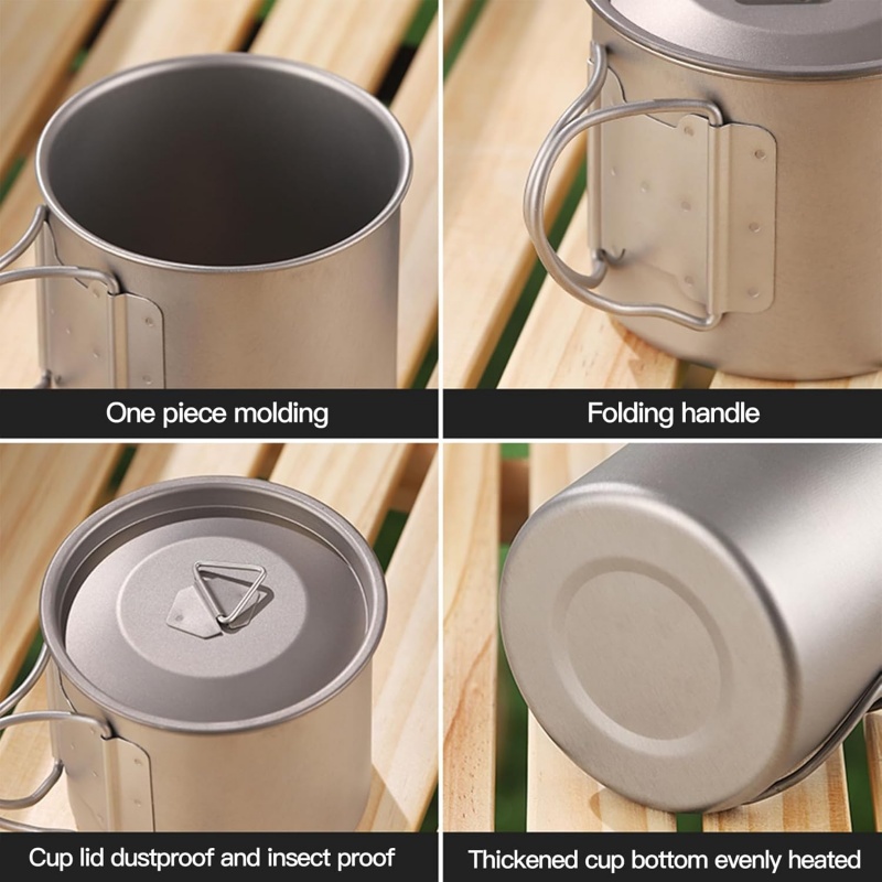 Titanium Camping Mug with Fold - đánh giá và giá Outdoor Camping Kitchen Table