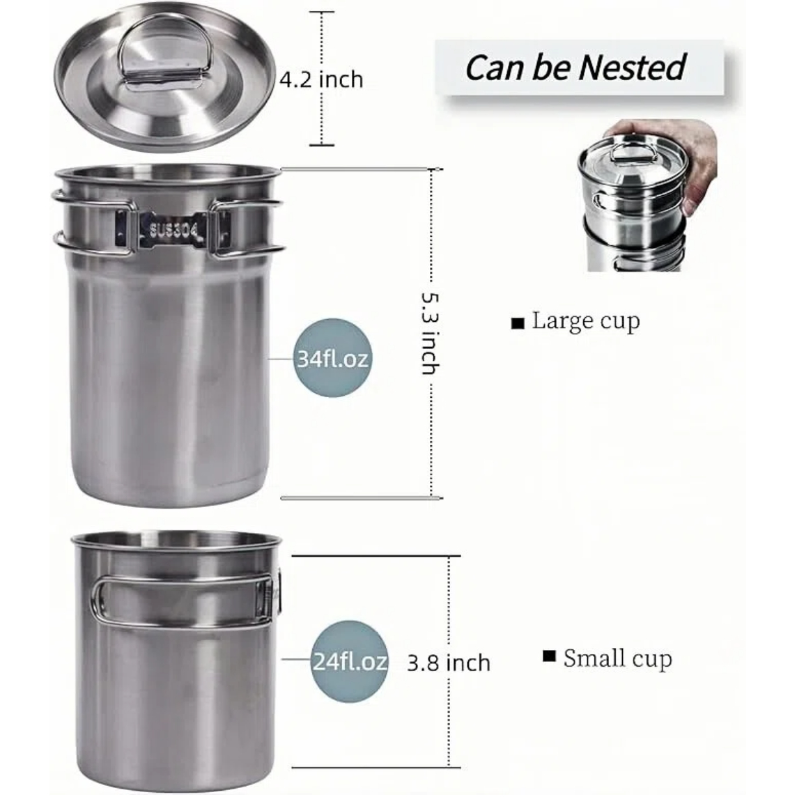 Foldable Camping Cups Mugs Cam - đánh giá và giá Outdoor Camping Kitchen Table