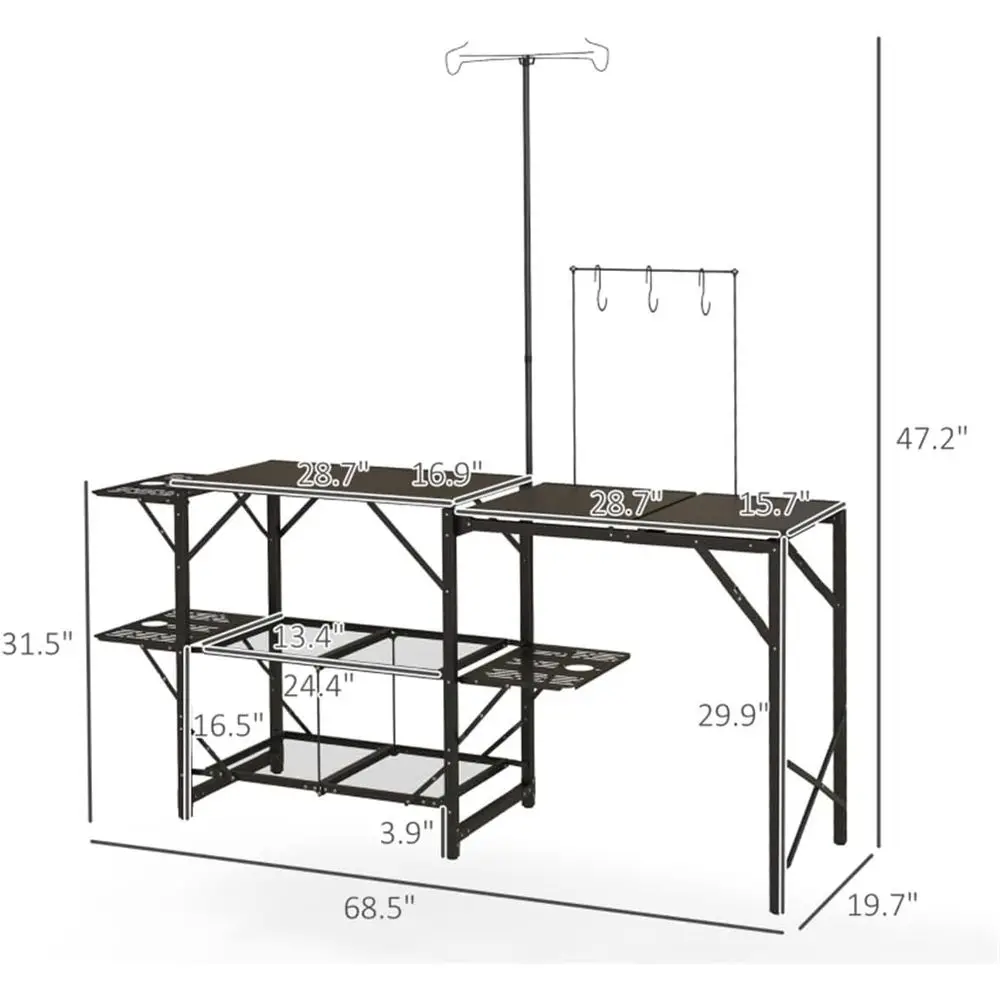 Portable Outdoor Camping Kitch - đánh giá và giá Outdoor Camping Kitchen Table
