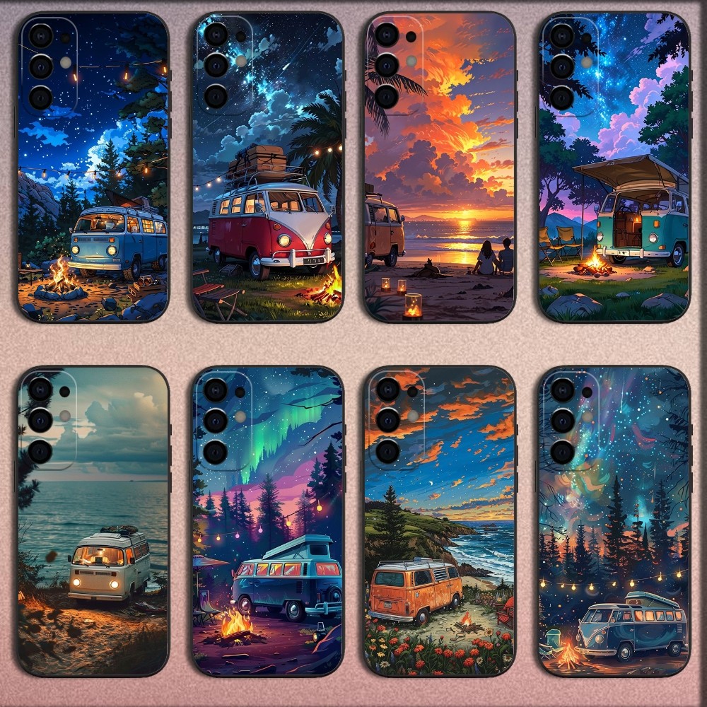 Combi Van Car Outdoor Camping  - đánh giá và giá Outdoor Camping Anime