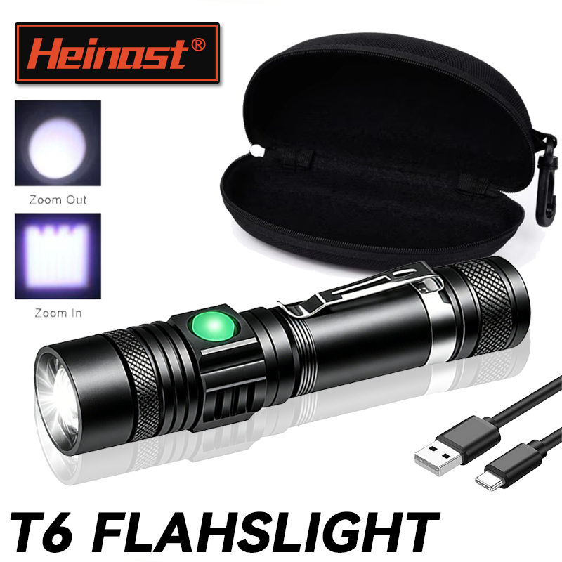 T6 LED Rechargeable Flashlight - đánh giá và giá Outdoor Camping Adventure