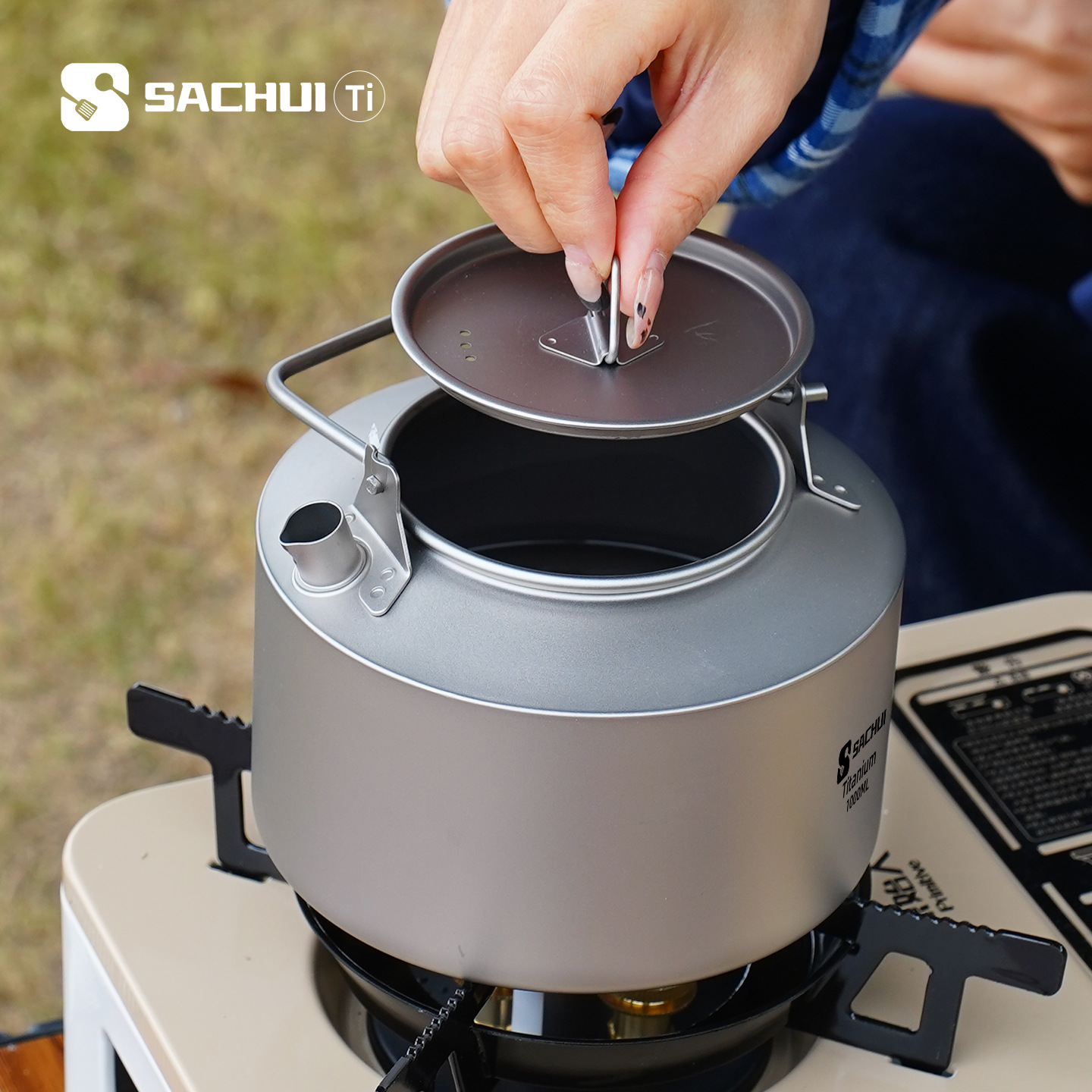 1000ML Pure Titanium Kettle Ou - đánh giá và giá Outdoor Camping Kettle
