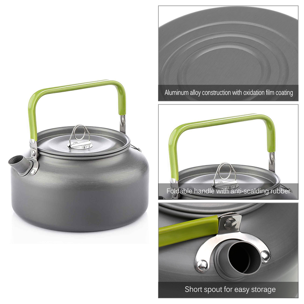 Portable Outdoor Water Kettle  - đánh giá và giá Outdoor Camping Kettle