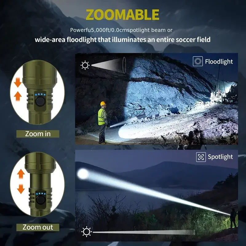 Ultra Powerful Flashlight Conc - đánh giá và giá Outdoor Camping Adventure