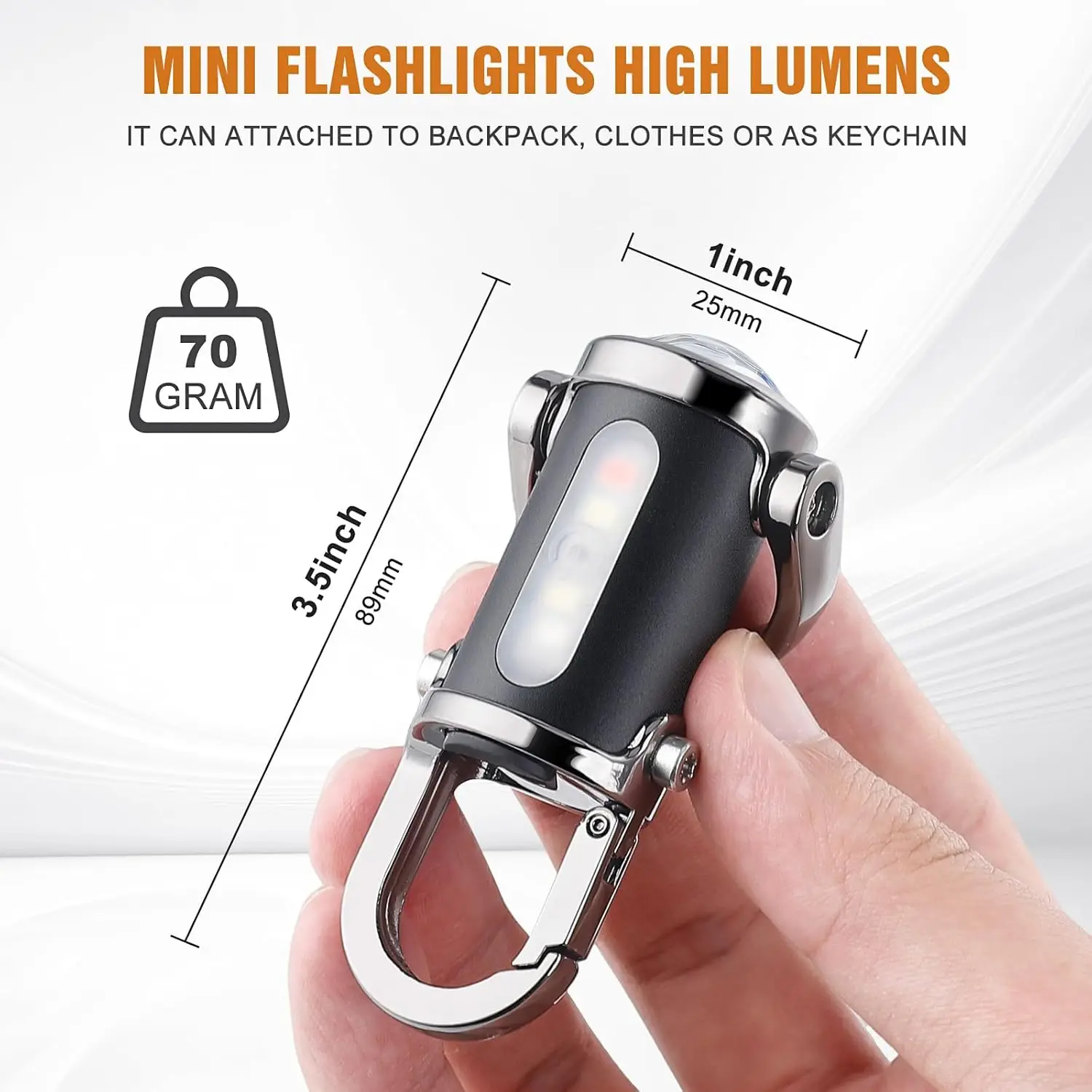 Mini Keychain Flashlight Recha - đánh giá và giá Outdoor Camping Adventure