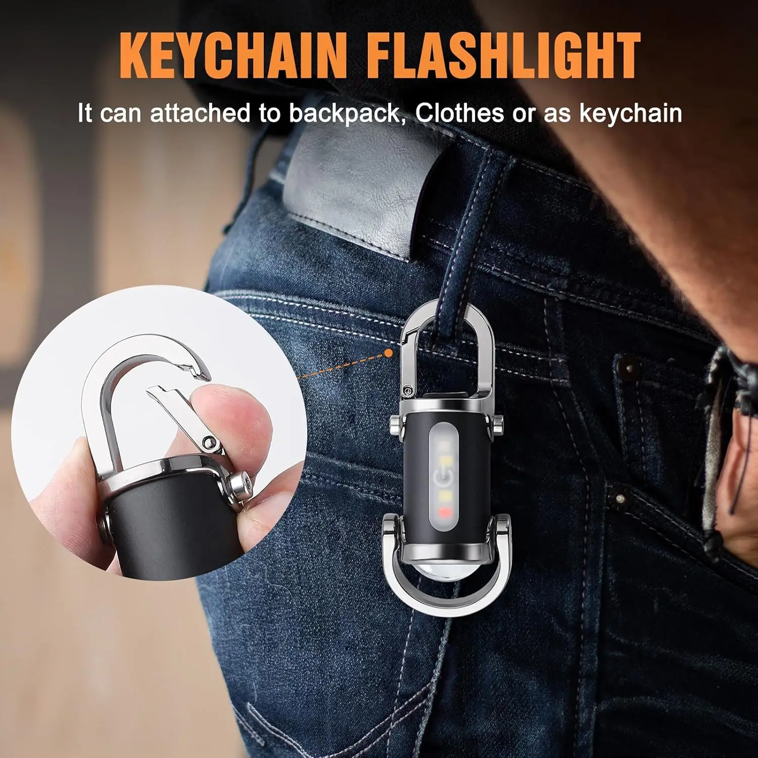 Mini Keychain Flashlight Recha - đánh giá và giá Outdoor Camping Adventure
