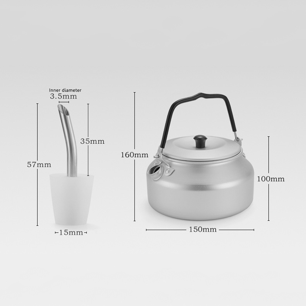 800ml Outdoor Portable Teapot  - đánh giá và giá Outdoor Camping Kettle