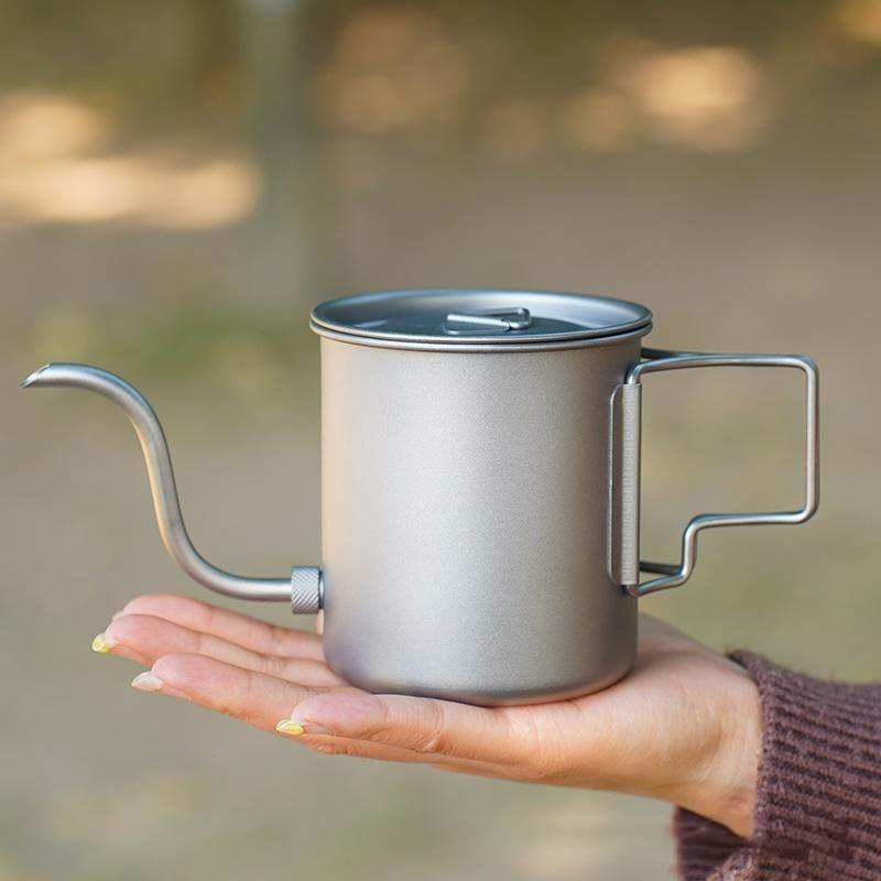Pure Titanium Gooseneck Pour O - đánh giá và giá Outdoor Camping Kettle