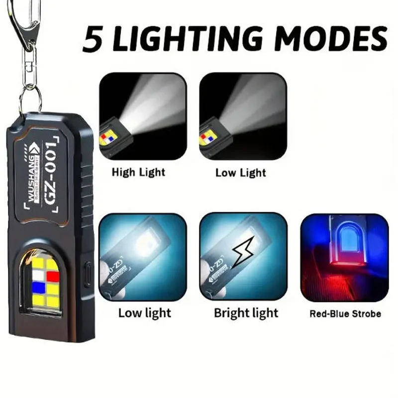 Powerful Mini COB LED Keychain - đánh giá và giá Outdoor Camping Adventure