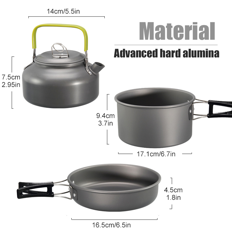 WESTTUNE Camping Cookware Kit  - đánh giá và giá Outdoor Camping Kitchen Table