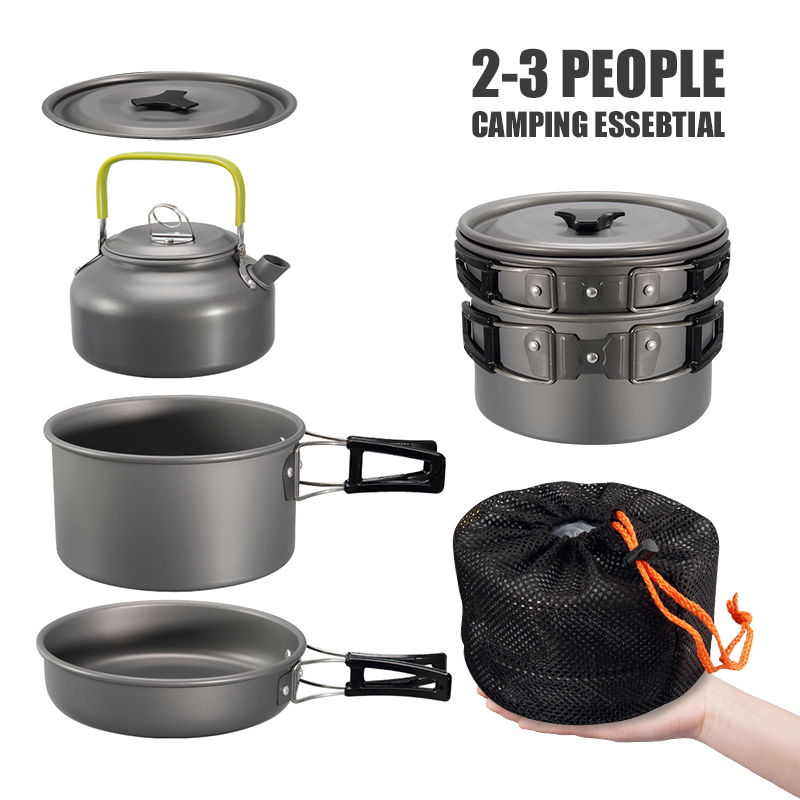 WESTTUNE Camping Cookware Kit  - đánh giá và giá Outdoor Camping Kitchen Table