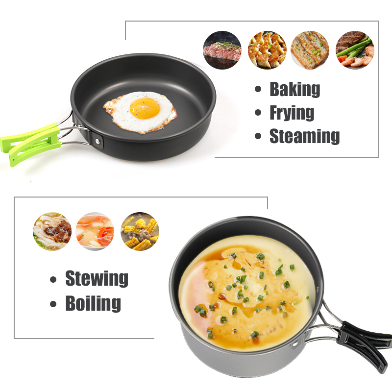 WESTTUNE Camping Cookware Kit  - đánh giá và giá Outdoor Camping Kitchen Table