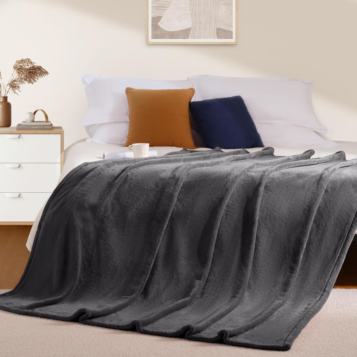 Fleece Blanket Grey Lightweigh - đánh giá và giá Outdoor Camping Movies