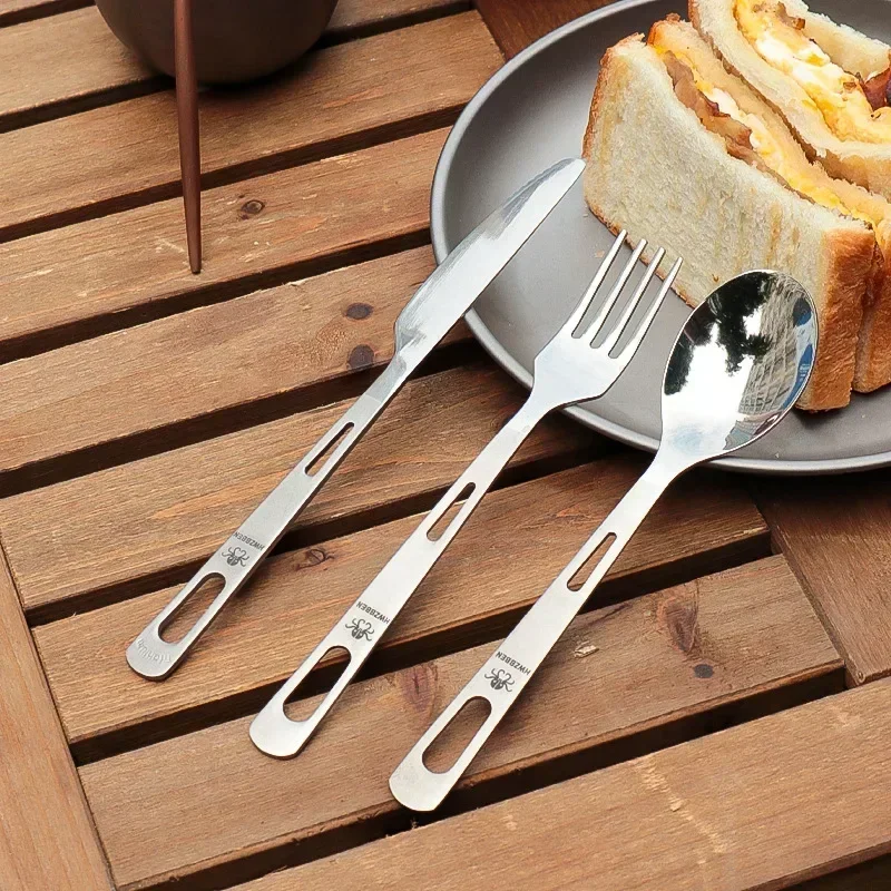 HWZBBEN Titanium Fork Spoon Kn - đánh giá và giá Outdoor Camping Kitchen Table