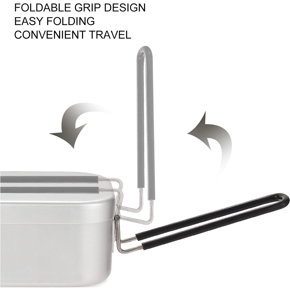 800ML Aluminum Lunch Boxes Out - đánh giá và giá Outdoor Camping Kitchen Table