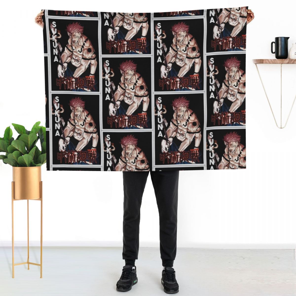 Sukuna , Anime Throw Blanket O - đánh giá và giá Outdoor Camping Anime