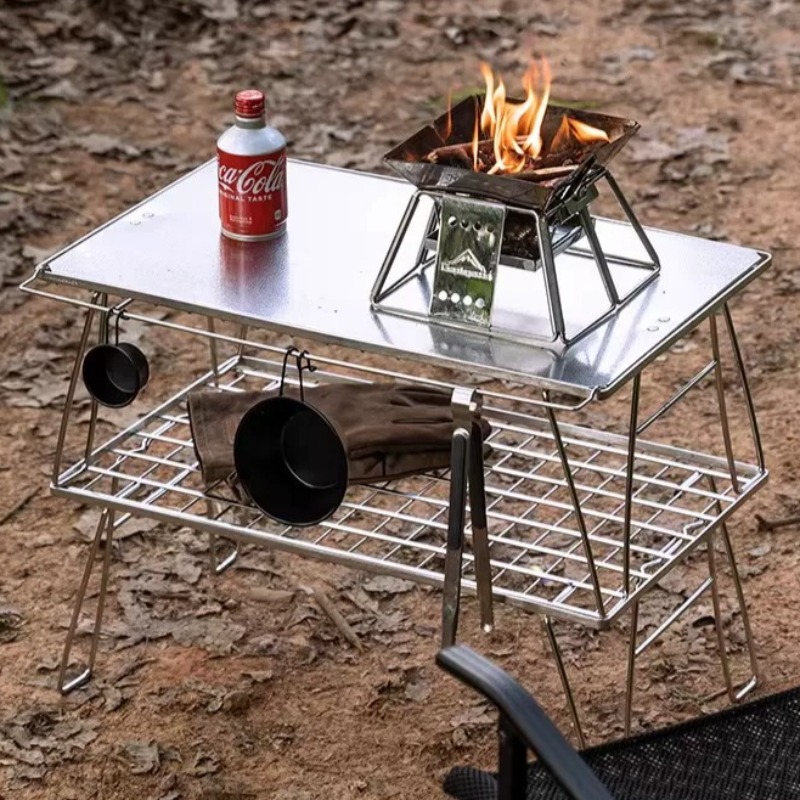Outdoor Portable Folding Table - đánh giá và giá Outdoor Camping Kitchen Table