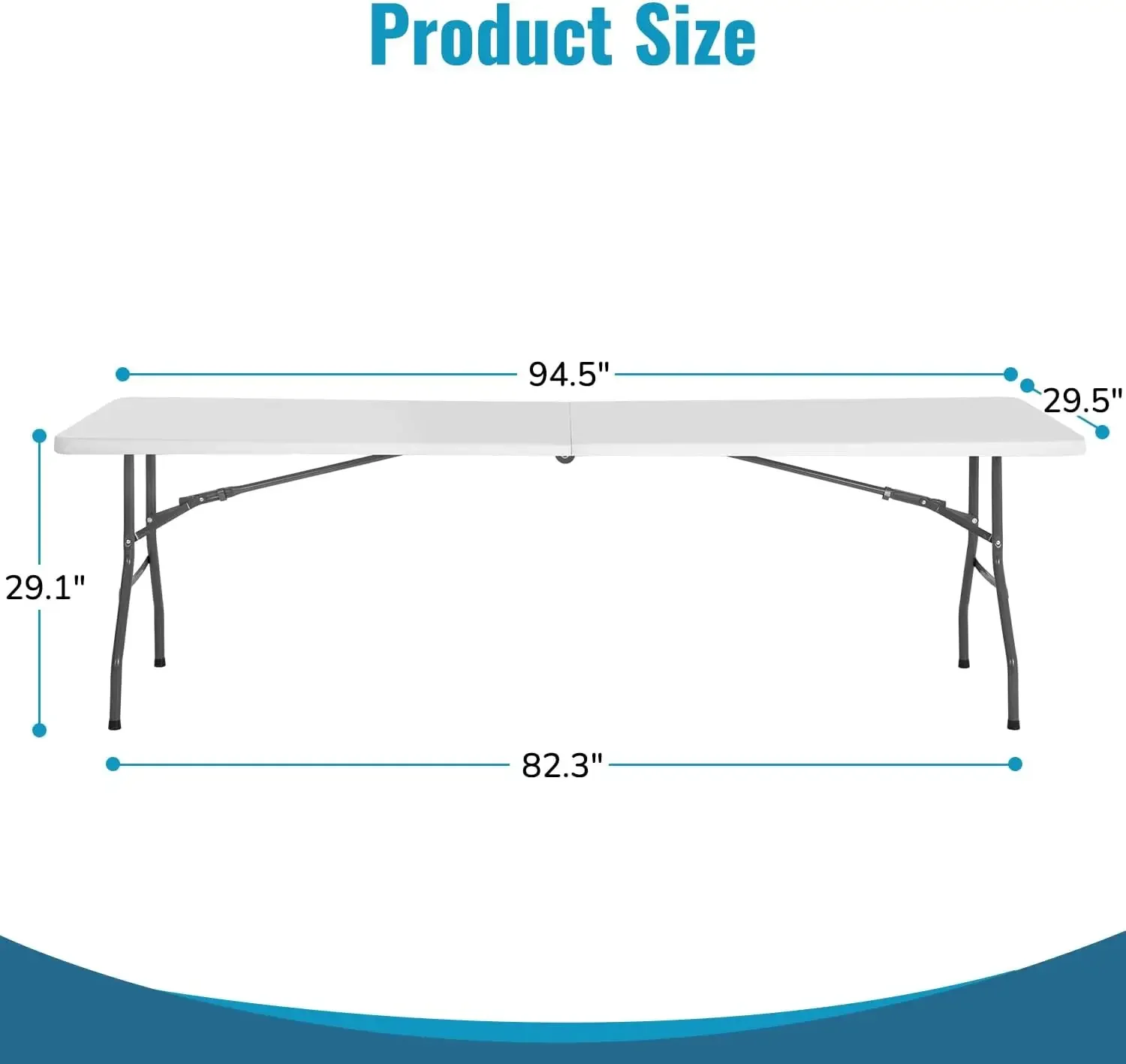 8 FT Folding Tables Plastic 6f - đánh giá và giá Outdoor Camping Quotes