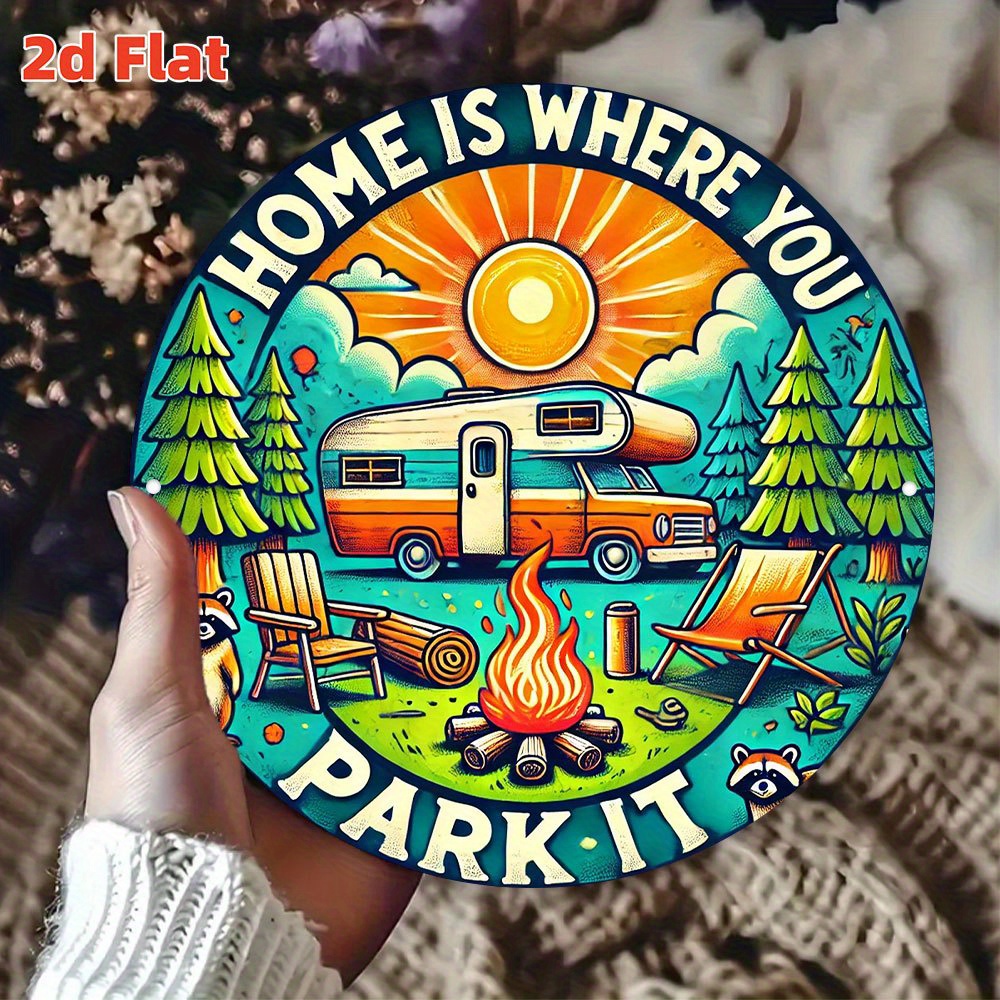 Retro camping wooden wall art  - đánh giá và giá Outdoor Camping Quotes