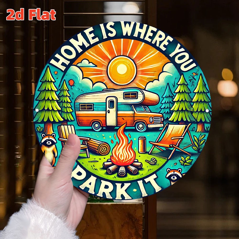 Retro camping wooden wall art  - đánh giá và giá Outdoor Camping Quotes