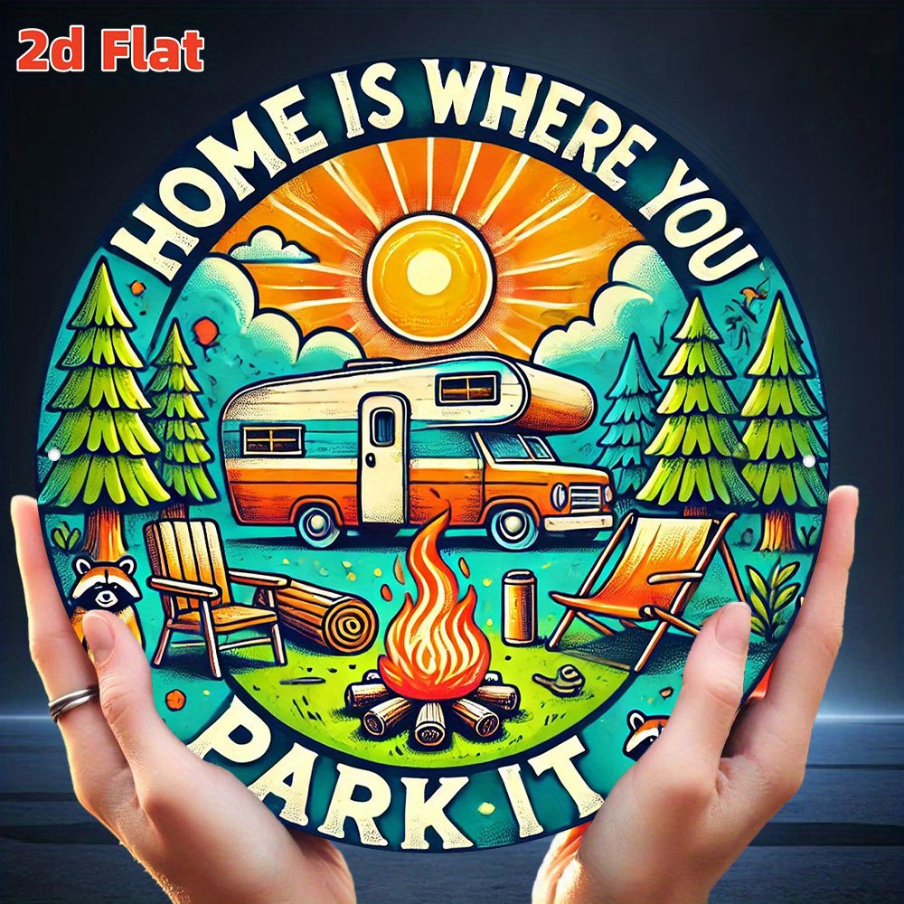 Retro camping wooden wall art  - đánh giá và giá Outdoor Camping Quotes