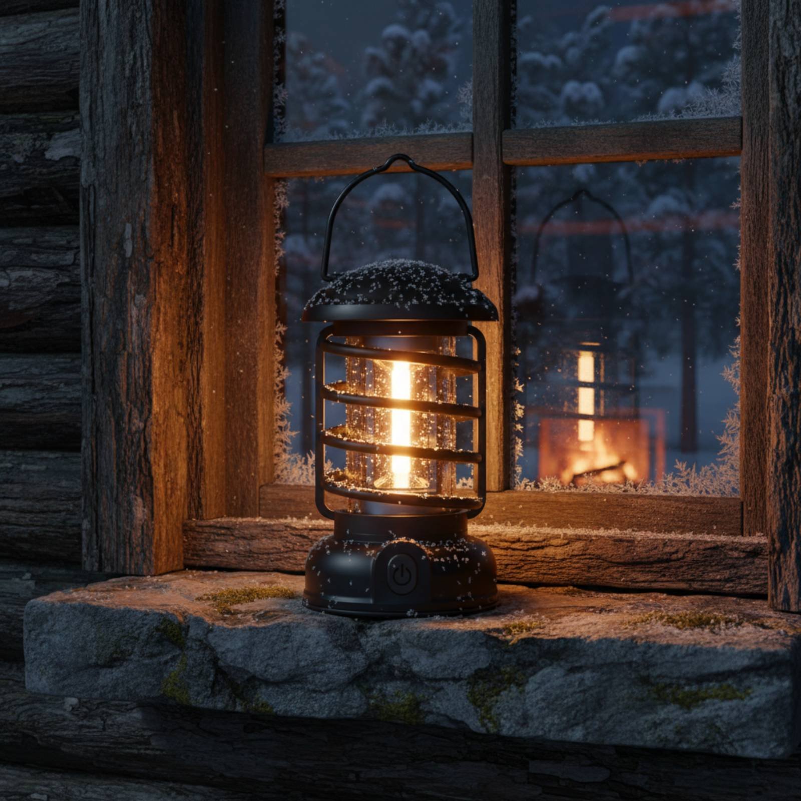 Retro Camping Lantern Two-Way  - đánh giá và giá Battery Outdoor Camping