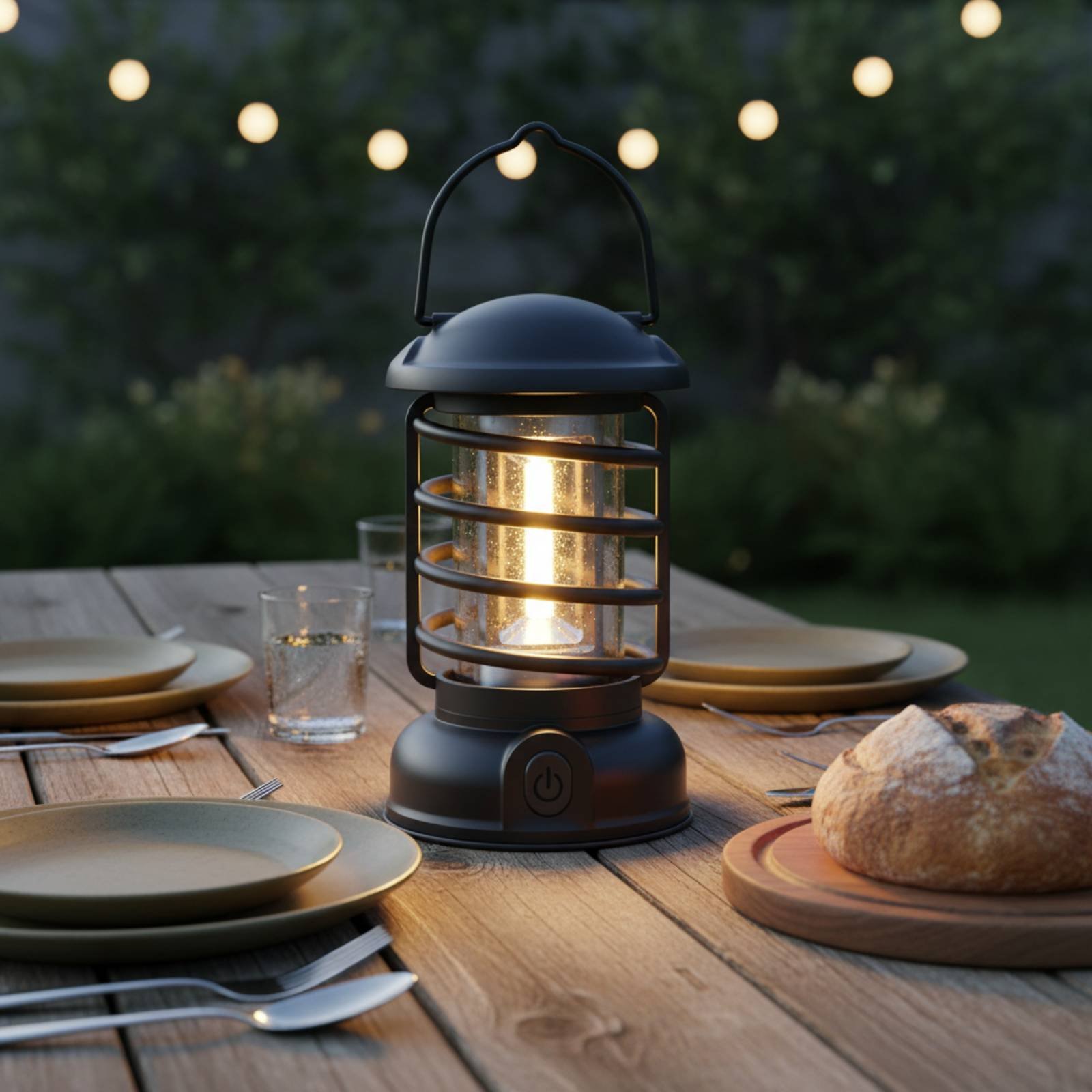 Retro Camping Lantern Two-Way  - đánh giá và giá Battery Outdoor Camping