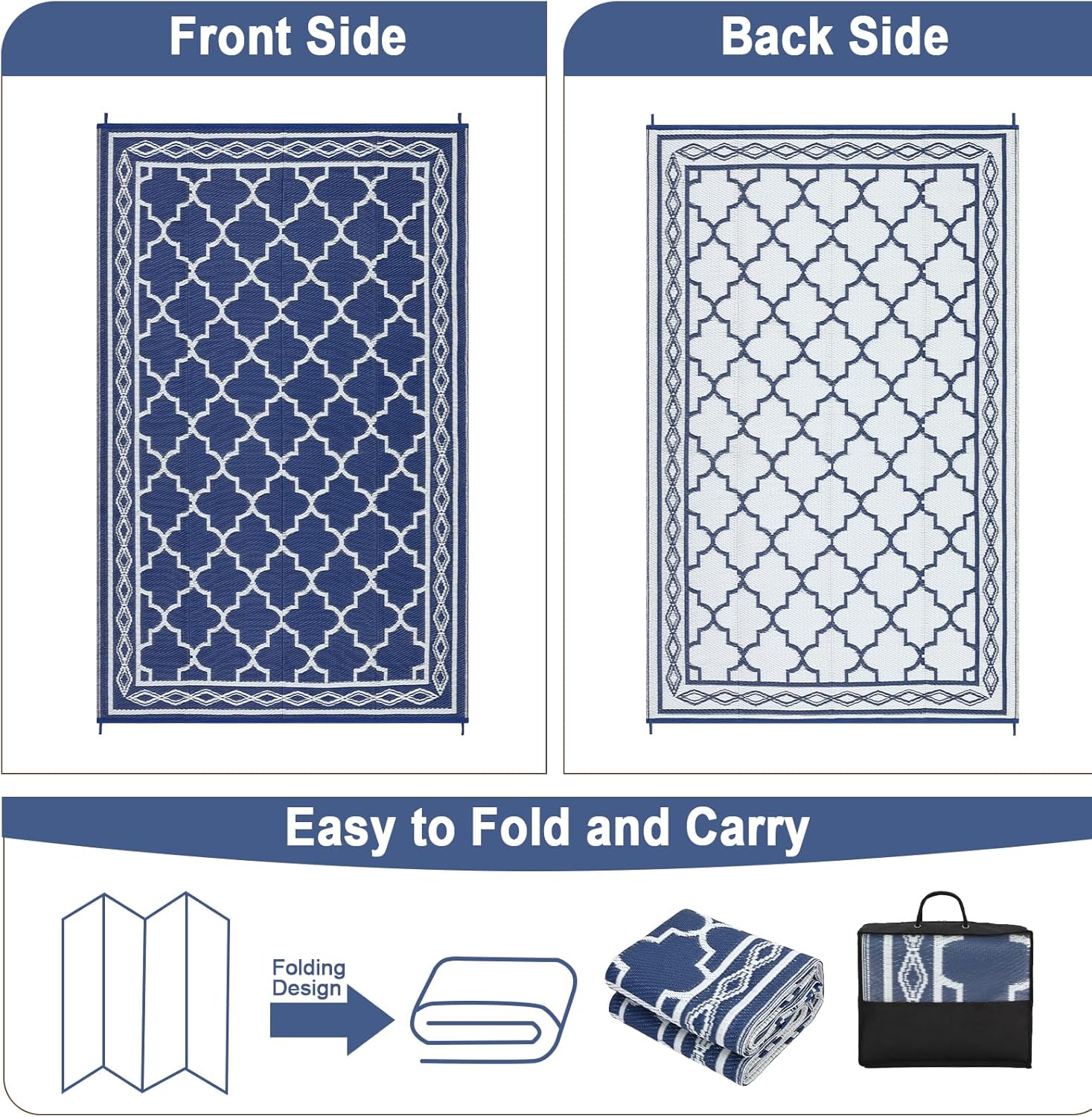 8x10 ft Reversible Outdoor Rug - đánh giá và giá Outdoor Camping Rugs 8X10