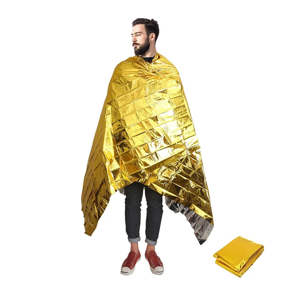 5Pcs Emergency Thermal Blanket - đánh giá và giá Outdoor Camping Carpet