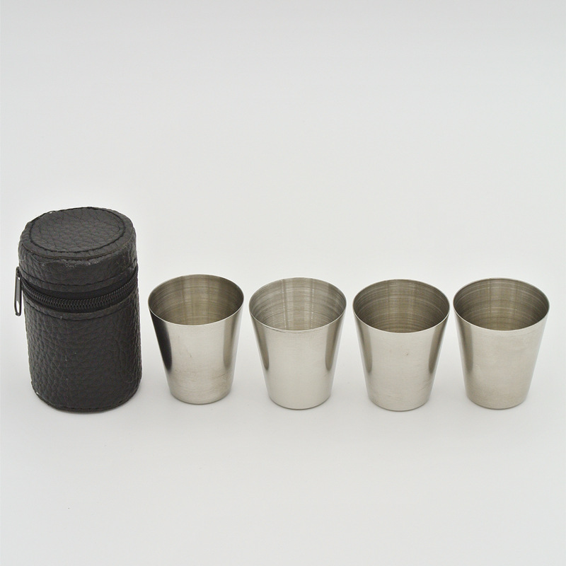 4Pcs 30ml Stainless Steel Shot - đánh giá và giá Outdoor Camping Gear Brands