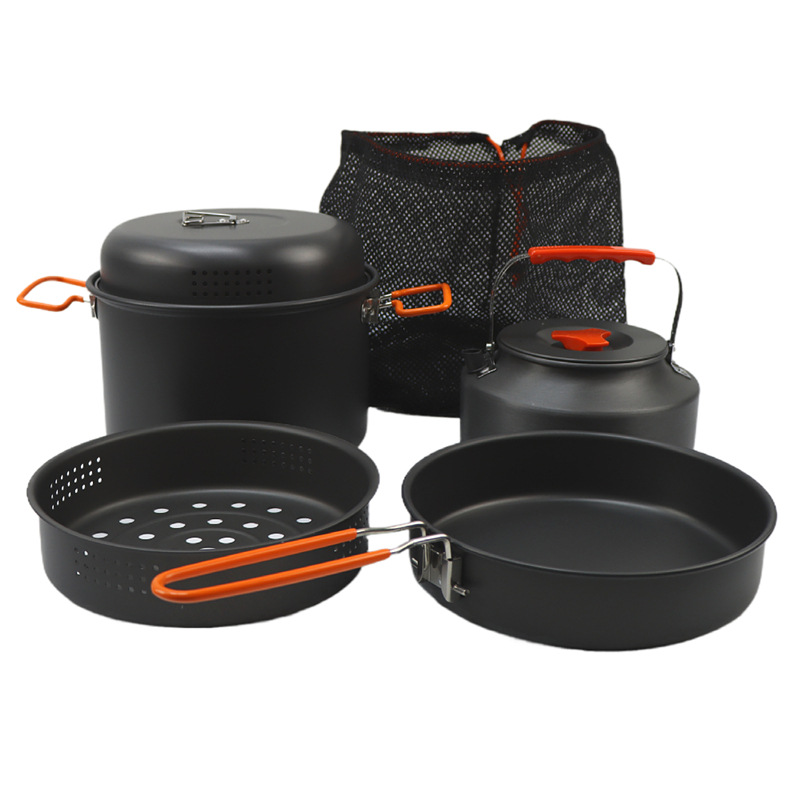 Outdoor Cookware Set Camping C - đánh giá và giá Outdoor Camping Kettle