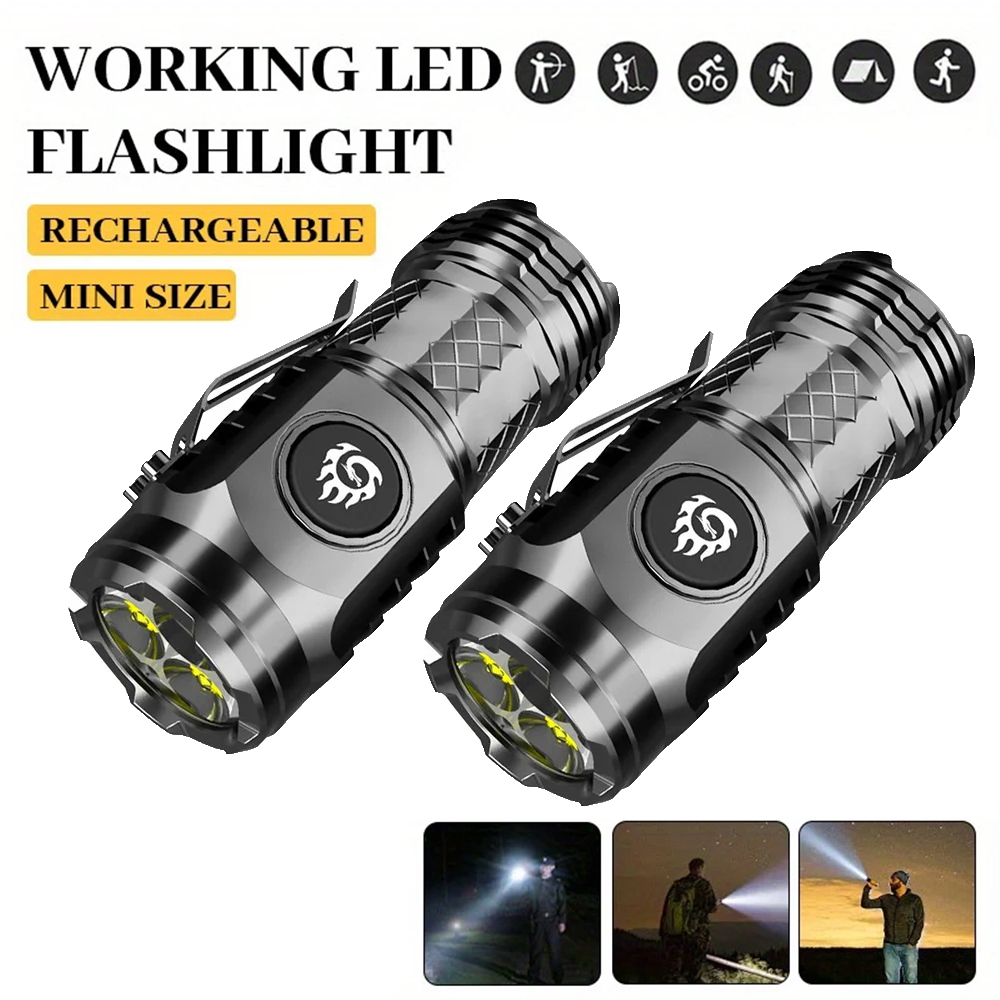 High Strong Power LED Flashlig - đánh giá và giá Battery Outdoor Camping