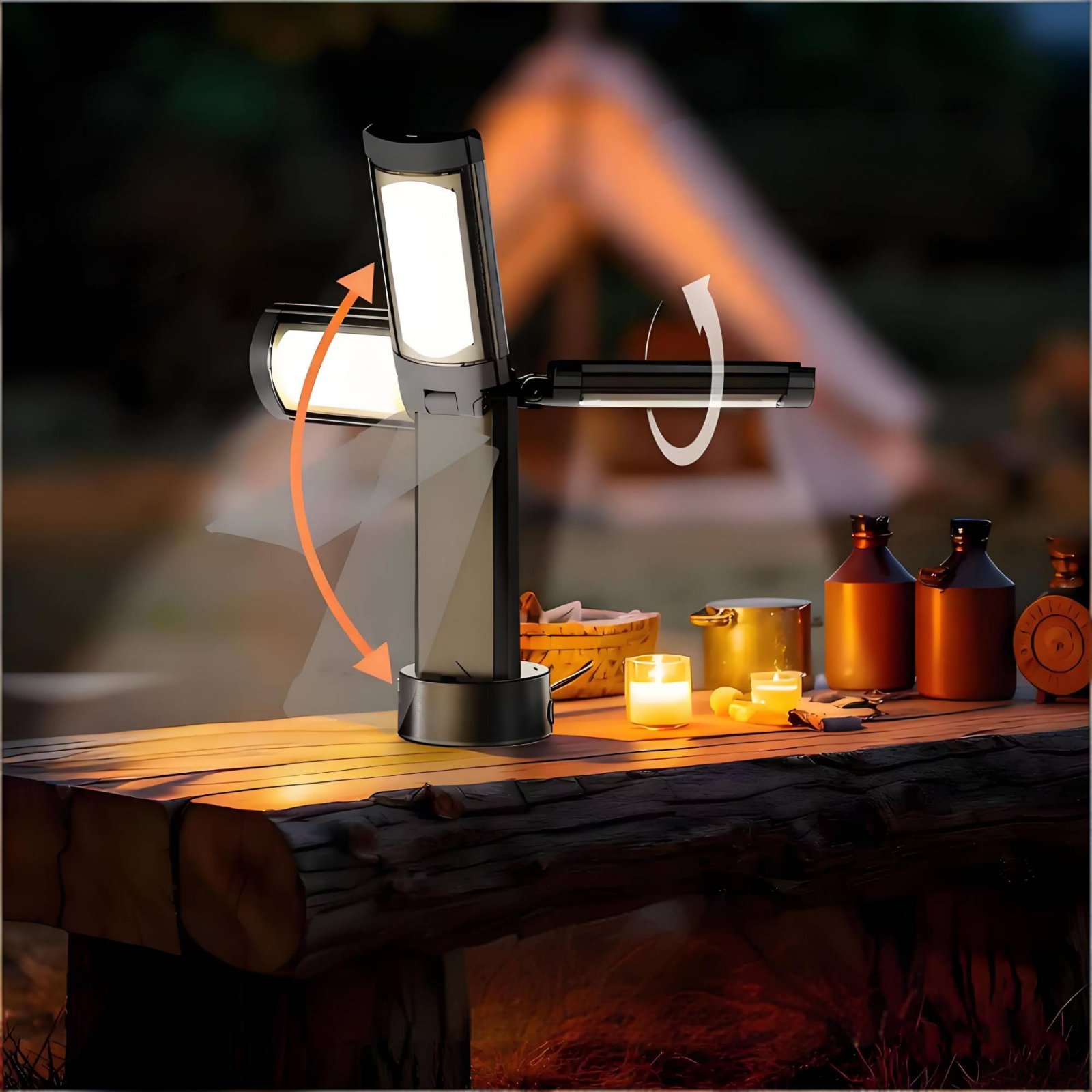 Telescopic Tent Lamp Adjustabl - đánh giá và giá Battery Outdoor Camping