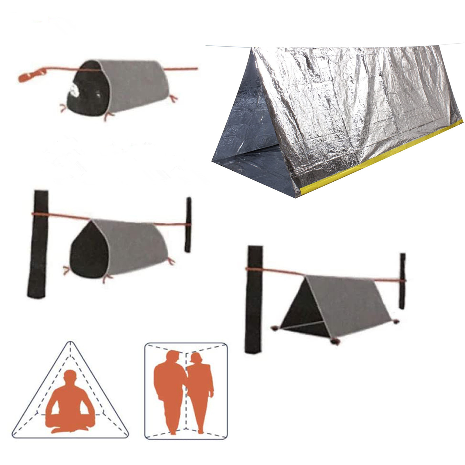 Emergency tent, Waterproof 2 P - đánh giá và giá Outdoor Camping Youtube