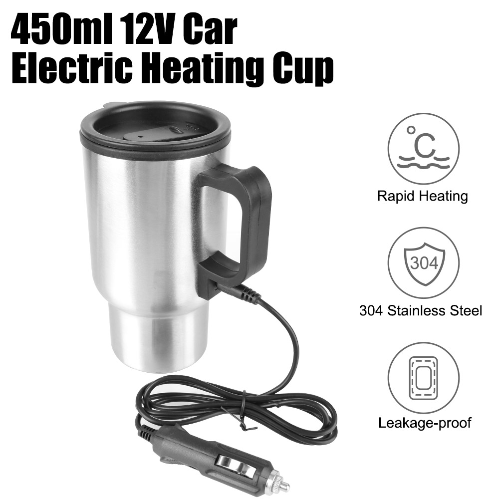 12V 450ml Electric Heating Car - đánh giá và giá Outdoor Camping Kettle