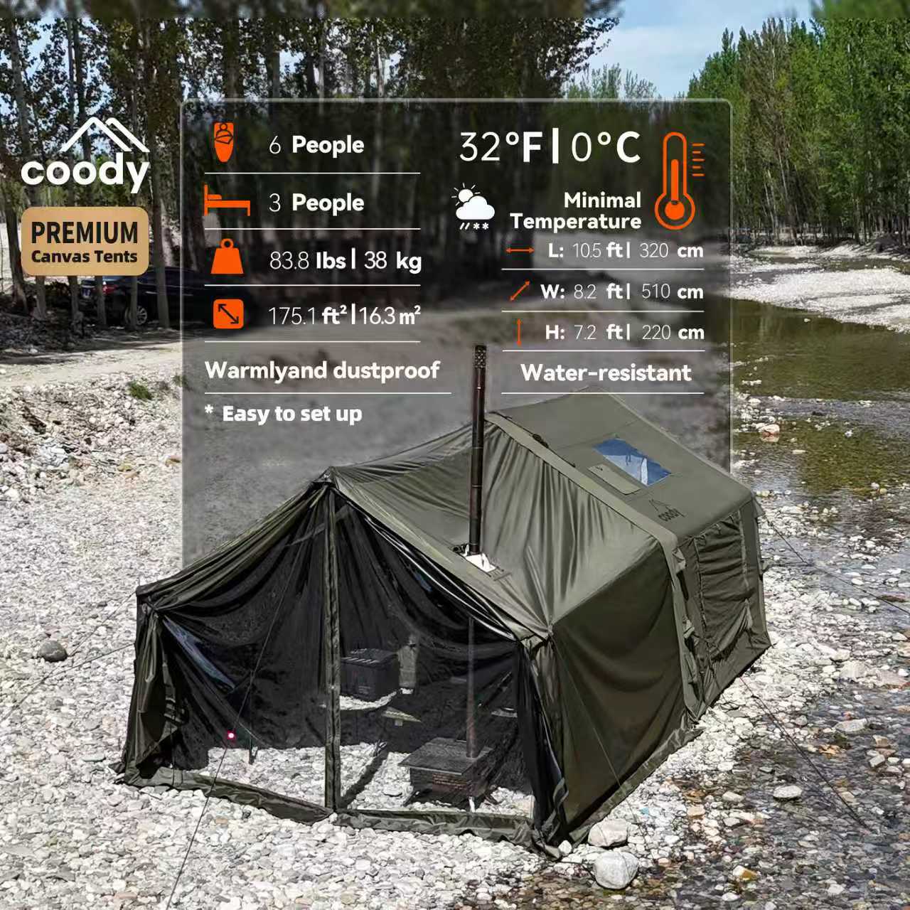 8.0+Framed Foyer Air Tent-Army - đánh giá và giá Camping Zelt Outdoor