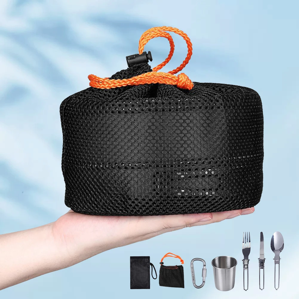 Camping Cookware Kit Kettle Po - đánh giá và giá Outdoor Camping Kettle