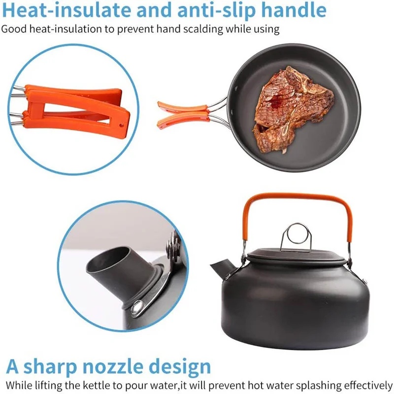 Camping Cooking set Camping Co - đánh giá và giá Outdoor Camping Kitchen Table