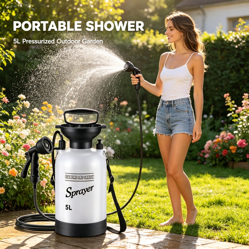 5L Portable Camping Shower Man - đánh giá và giá Outdoor Camping Carpet