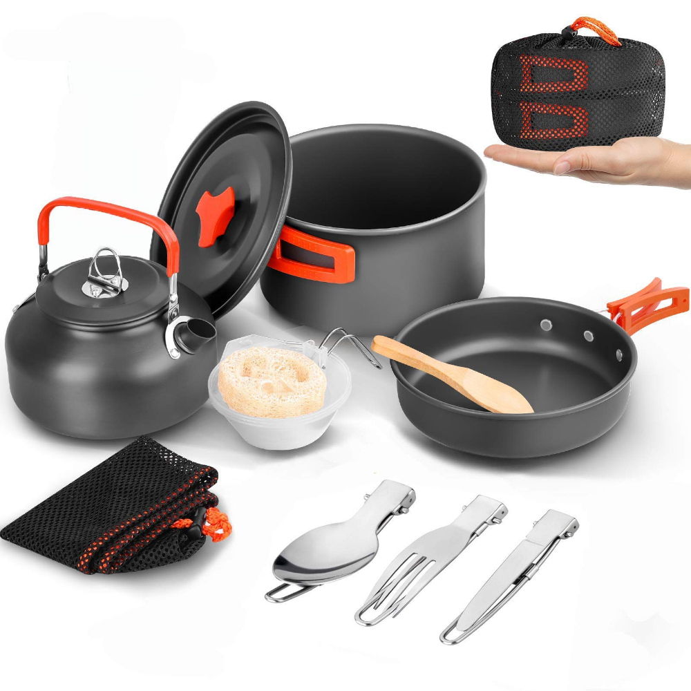 Outdoor Aluminum Nestable Cook - đánh giá và giá Outdoor Camping Kettle
